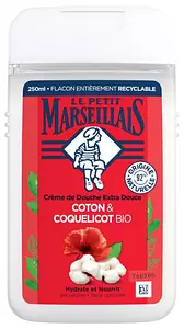 Le Petit Marseillais Extra Gentle Cream Shower Milk Cotton and Red Poppy