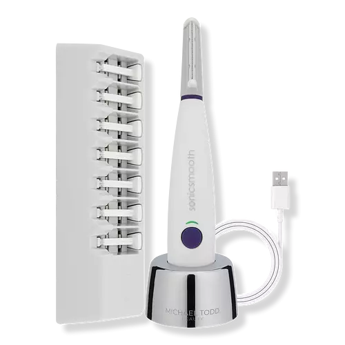Michael Todd Beauty Sonicsmooth Sonic Dermaplaning Exfoliation & Peach Fuzz Removal System Lavender
