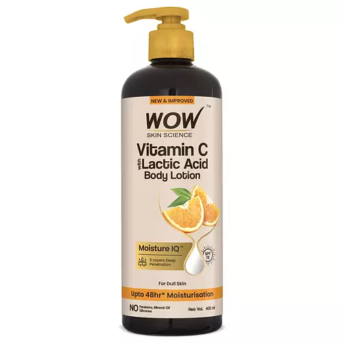 Wow Skin Science Vitamin C and Lactic Acid Body Lotion