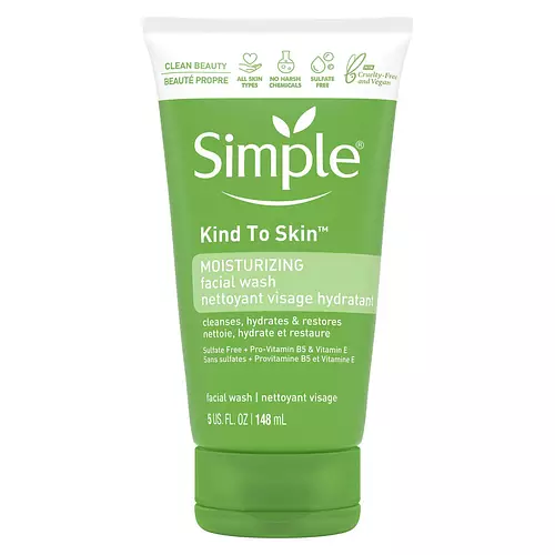 Simple Skincare Kind to Skin Moisturizing Facial Wash