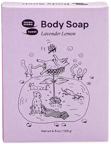 Meow Meow Tweet Body Soap Lavender Lemon