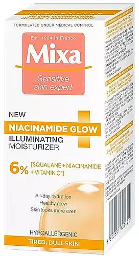 Mixa Niacinamide Glow Brightening Cream with Moisturizing Effect