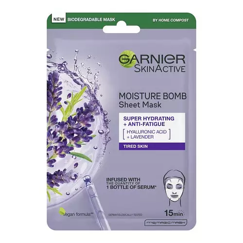 Garnier Moisture Bomb Lavender Hydrating Sheet Mask