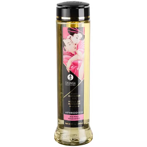 Shunga Erotic Massage Oil Rose Petal