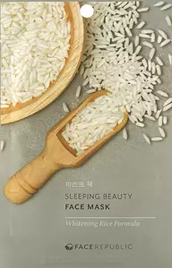 Face Republic Sleeping Beauty Face Mask Whitening Rice Formula