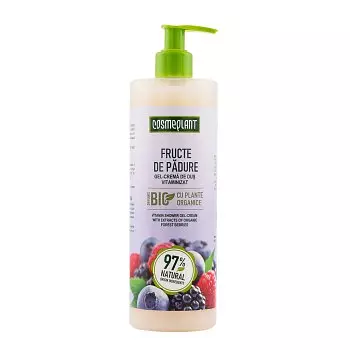 Cosmeplant Vitamin Shower Gel-Cream With Organic Berry Extracts