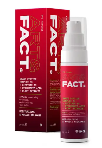 Art & Fact Snake Peptide 3% Moisturizing Eye Mask