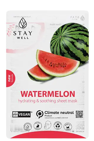 Stay Well Climate Neutral Face Mask Watermelon