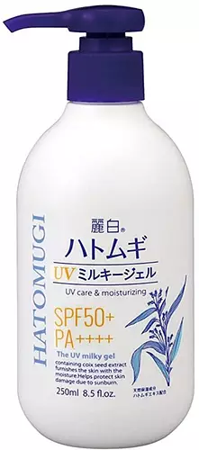 KUMANO COSME Reihaku Hatomugi UV Care & Moisturizing The UV Milky Gel SPF 50+ PA++++