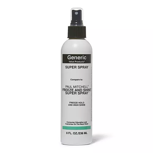 Generic Value Products Super Spray Compare to Paul Mitchell Freeze and Shine Super Spray