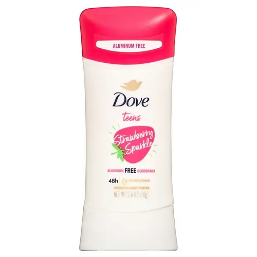 Dove Teens Deodorant Stick Strawberry Sparkle