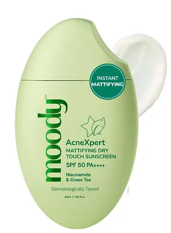 Moody Acnexpert Mattifying Dry Touch Sunscreen SPF 50