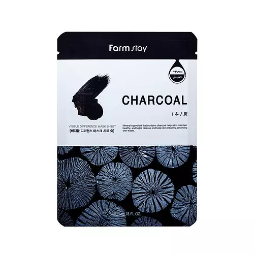 Farm Stay Visible Difference Mask Sheet Charcoal