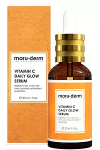 maru.derm C Vitamini ve Peptid Aydınlatıcı Cilt Bakım Serumu (Vitamin C and Peptide Brightening Skincare Serum)