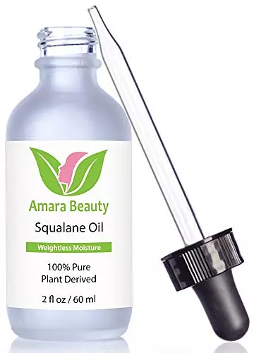 Amara Beauty Squalane Oil Moisturizer - 100% pure & plant derived