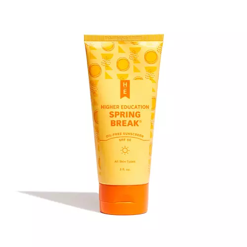 Higher Education Skincare Spring Break Oil-Free Sunscreen SPF 30