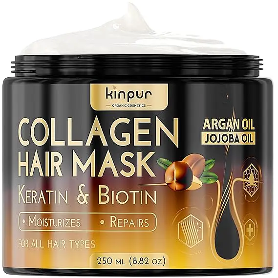 Kinpur Organic Cosmetics Collagen Hair Mask With Keratin  & Biotin