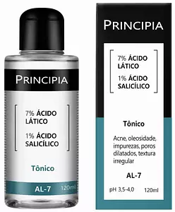 Principia 7% Ácido Lático & 1% Ácido Salicílico (Tonic with 7% Lactic Acid & 1% Salicylic Acid)