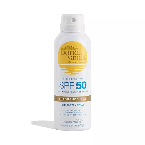 bondi sands SPF 50+ Fragrance Free Sunscreen Face Mist
