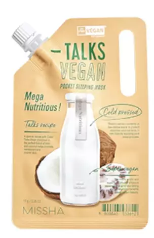 Missha Talks Vegan Pocket Sleeping Mask Mega Nutritious