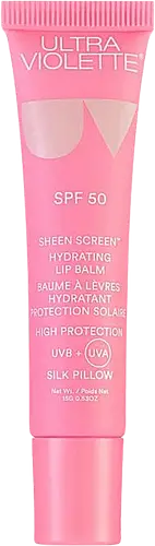 Ultra Violette Sheen Screen Hydrating Lip Balm SPF 50 Silk Pillow