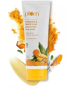 Plum Goodness Turmeric & White Clay Acne Action Face Wash