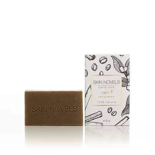 Skin Novels Exfoliate Coffee & Cinnamon Natural Soap