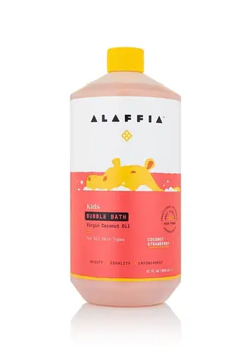 Alaffia Kids Bubble Bath Coconut Strawberry
