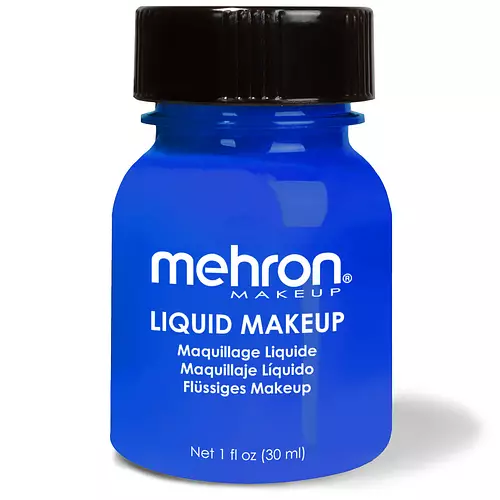 Mehron Makeup Liquid Makeup Glow Blue