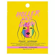 Holler and Glow Chasin' Rainbows Rainbow Hydrogel Face Mask