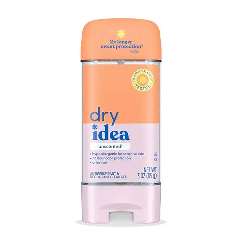 Dry Idea Clear Gel Deodorant & Antiperspirant Unscented