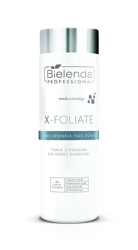 Bielenda Professional X-Foliate Anti Wrinkle Face Toner