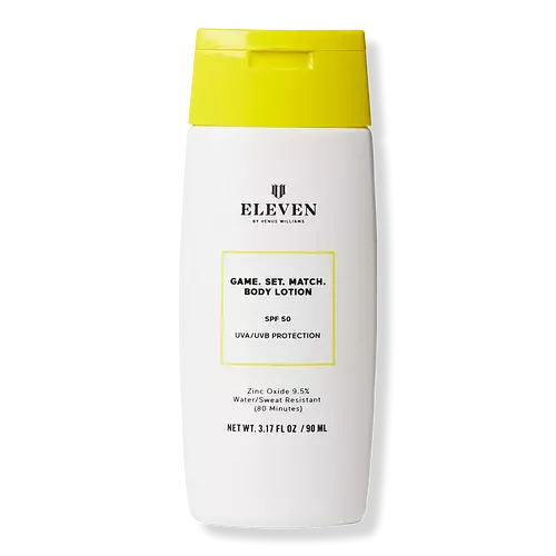 EleVen by Venus Williams Game. Set. Match. Body Lotion SPF 50