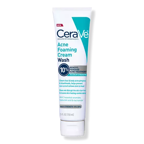 CeraVe Acne Foaming Cream Wash (Ingredients Explained)