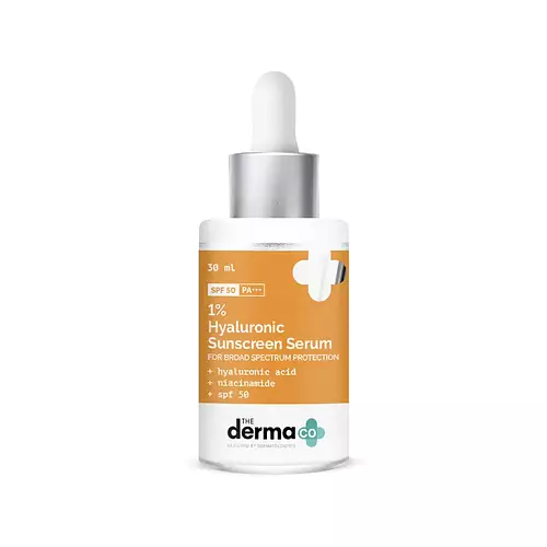 The Derma Co 1% Hyaluronic Sunscreen Serum SPF 50