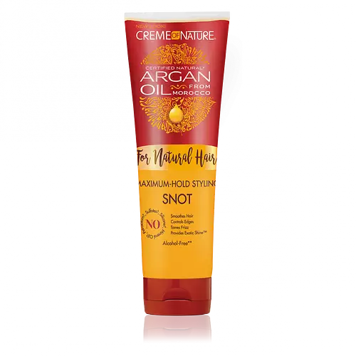 Creme of Nature Argan Oil For Natural Hair Maximum Hold Styling Snot