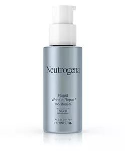 Neutrogena Rapid Wrinkle Repair Night Face Moisturizer with Retinol, Hyaluronic Acid