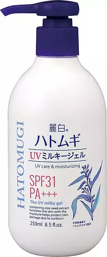 KUMANO COSME Reihaku Hatomugi UV Milky Gel SPF 31 PA+++