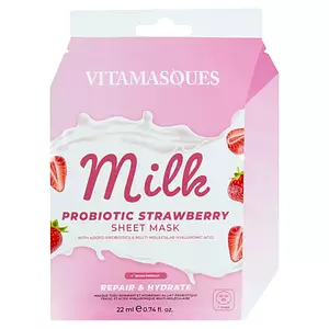 Vitamasques Probiotic Strawberry Milk Sheet Mask