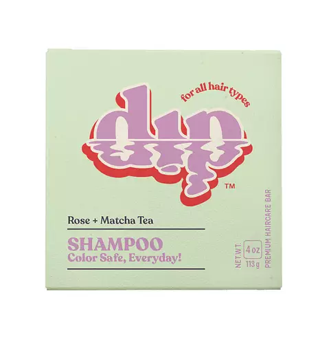 dip Color Safe Shampoo Bar for Every Day - Rose & Matcha Tea