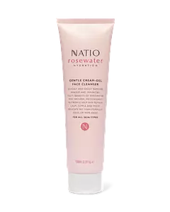 Natio Rosewater Hydration Gentle Cream-Gel Face Cleanser