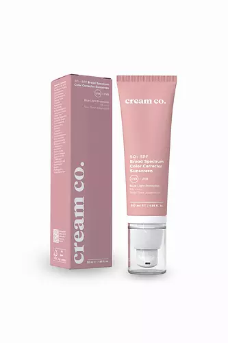 Cream Co. SPF 50+ Broad Spectrum Color Corrector Sunscreen