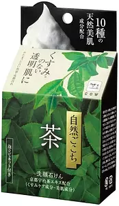 Cow Soap SHIZENGOKOCHI Facial Soap Green Tea