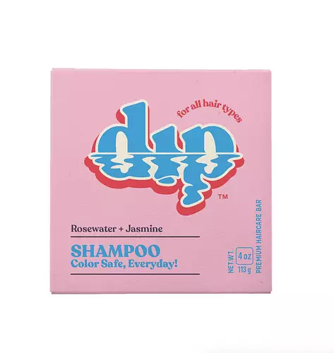 dip Color Safe Shampoo Bar for Every Day - Rosewater & Jasmine
