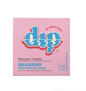 dip Color Safe Shampoo Bar for Every Day Rosewater & Jasmine