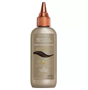 Clairol Beautiful Collection Advanced Gray Solution Semi-Permanent Color 1A Midnight Black