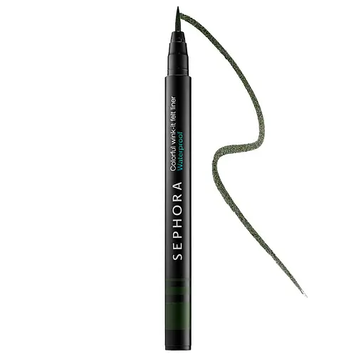 Sephora Collection Colorful Wink-It Felt Tip Liquid Waterproof Eyeliner Army Babe