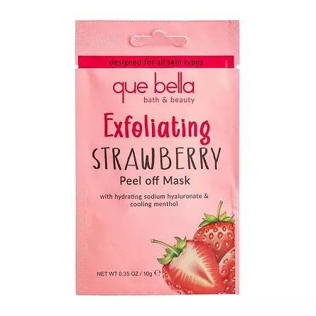 Que Bella Exfoliating Strawberry Peel Off Mask