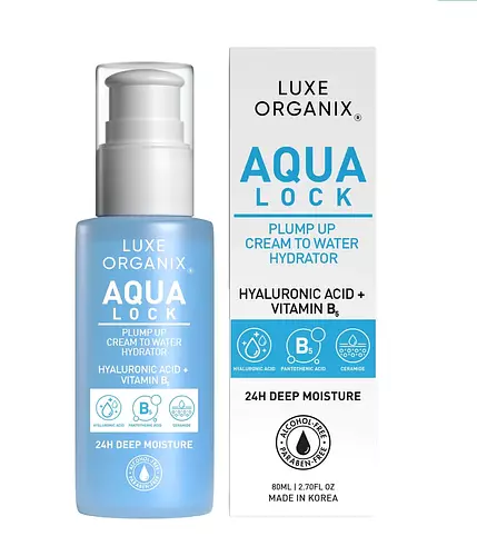 Luxe Organix Aqua lock Cream to Water