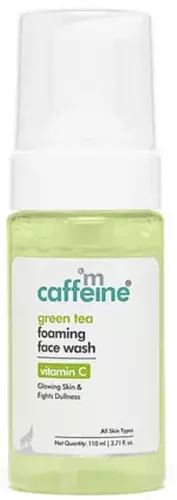 mCaffeine Green Tea & Vit C Foaming Face Wash